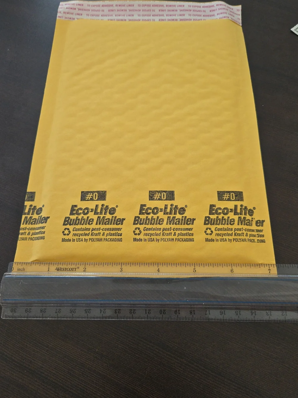 Eco-Life #0 Yellow Bubble Mailer - Pack of 1